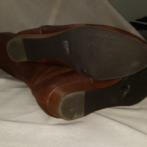 Jessica Simpson Katyia Over the Knee Brown Boots - Picture 2 of 8